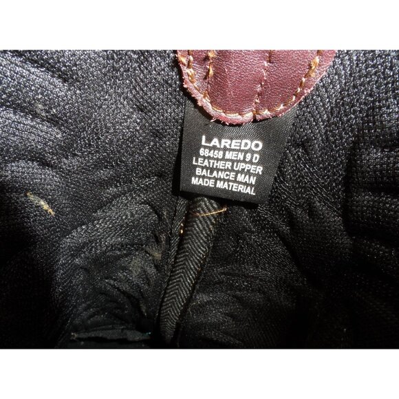 Laredo Men's 10" Birchwood Round Toe Western Boots 68458 Black-Cherry Size 9D - Picture 8 of 8